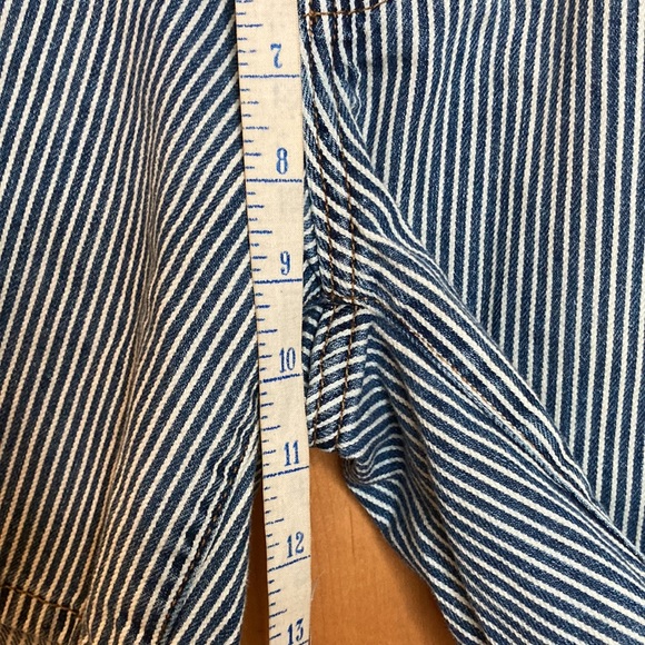 Banana Republic Denim White Stripe 27” Roll-Up Short (J1056) - Picture 10 of 14